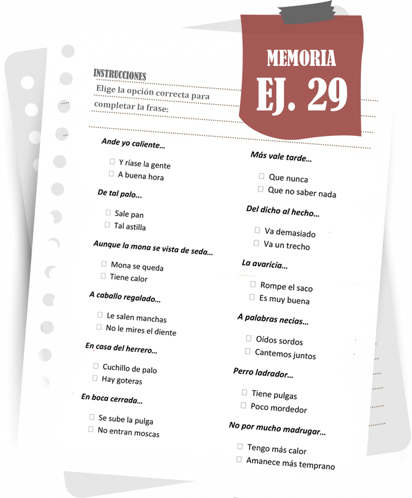 Imagen del ejercicio 29 de memoria