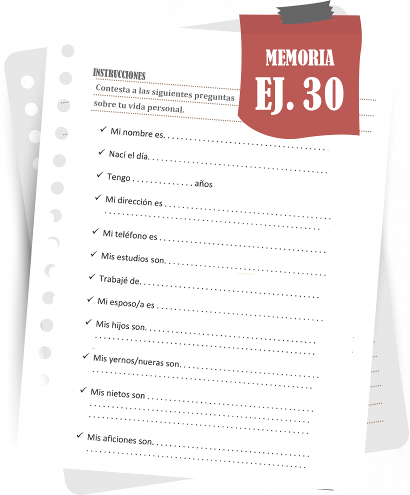 Imagen del ejercicio 30 de memoria