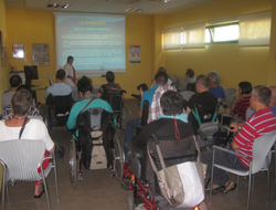 Participantes en el Taller de Logopedia