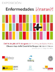 Cartel de la Exposición Enfermedades ¡¿Raras?!