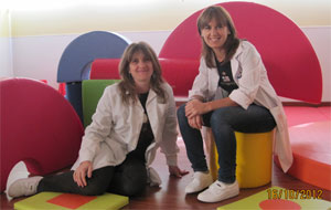 Montserrat Cabrejas y Ana Santamaría