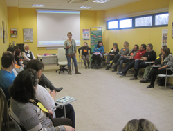 Participantes en el taller de psicología