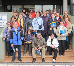 Participante de la visita al centro de los CEAS de Burgos