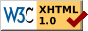 Icono validación XHTML 1.0 Transitional