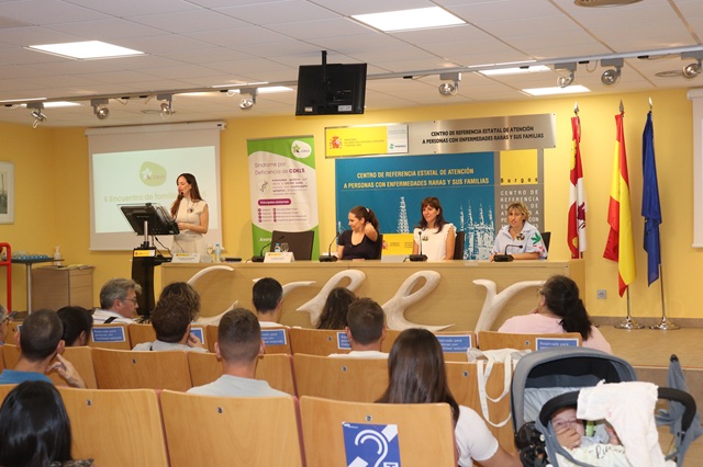 Inauguración de la Jornada científica 'Avances en el síndrome CDKL5'.